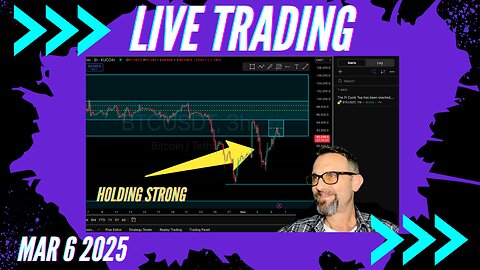 $BITCOIN At 90K Will it Hold? Live Trading 3/6/2025 $Crypto, $Forex, $Stocks, $Gold $Silver