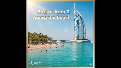 Dubai’s Iconic Burj Al Arab 🏨 & Jumeirah Beach 🏝️ | Royal Luxury Vibes 🇦🇪 | Explore Vibes Official”