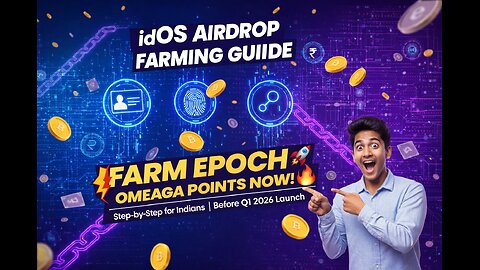 IDOS NETWORK- Full Beginner Guide : Step-by-Step for Epoch Omega Points Farming