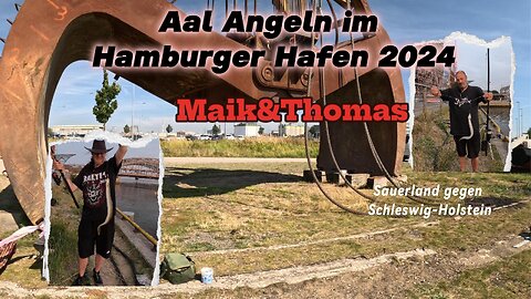 Thomas-Maik Aal Angeln im Hamburger Hafen 2024 und Live Biss