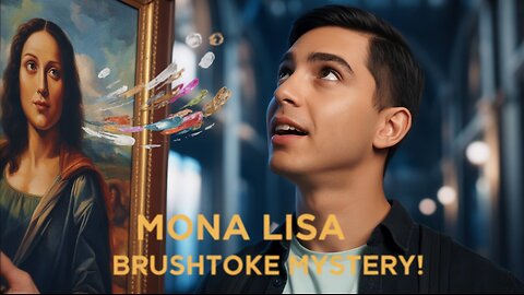 How Many Brushstrokes Are in the Mona Lisa? 🎨 | My 3D Reaction Short