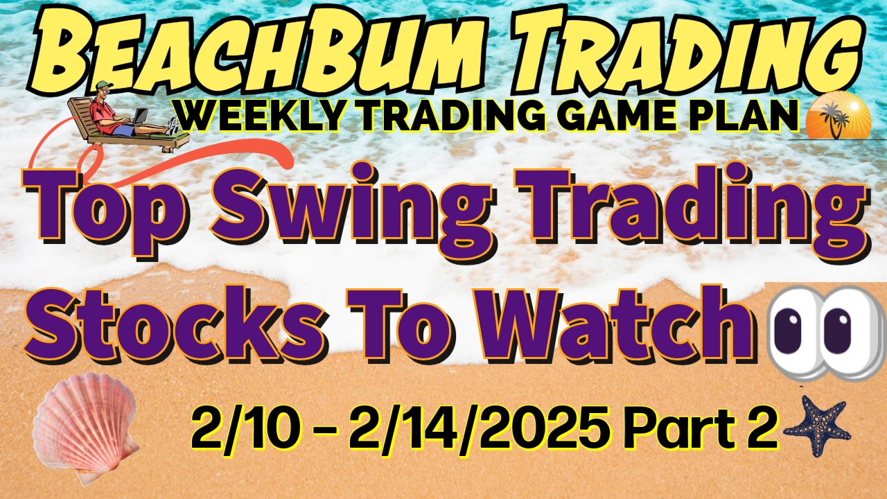 Top Swing Trading Stocks to Watch 👀 | 2/10 – 2/14/25 | BDRY APLY NVDY SARK GOOY MED METC ELF & More