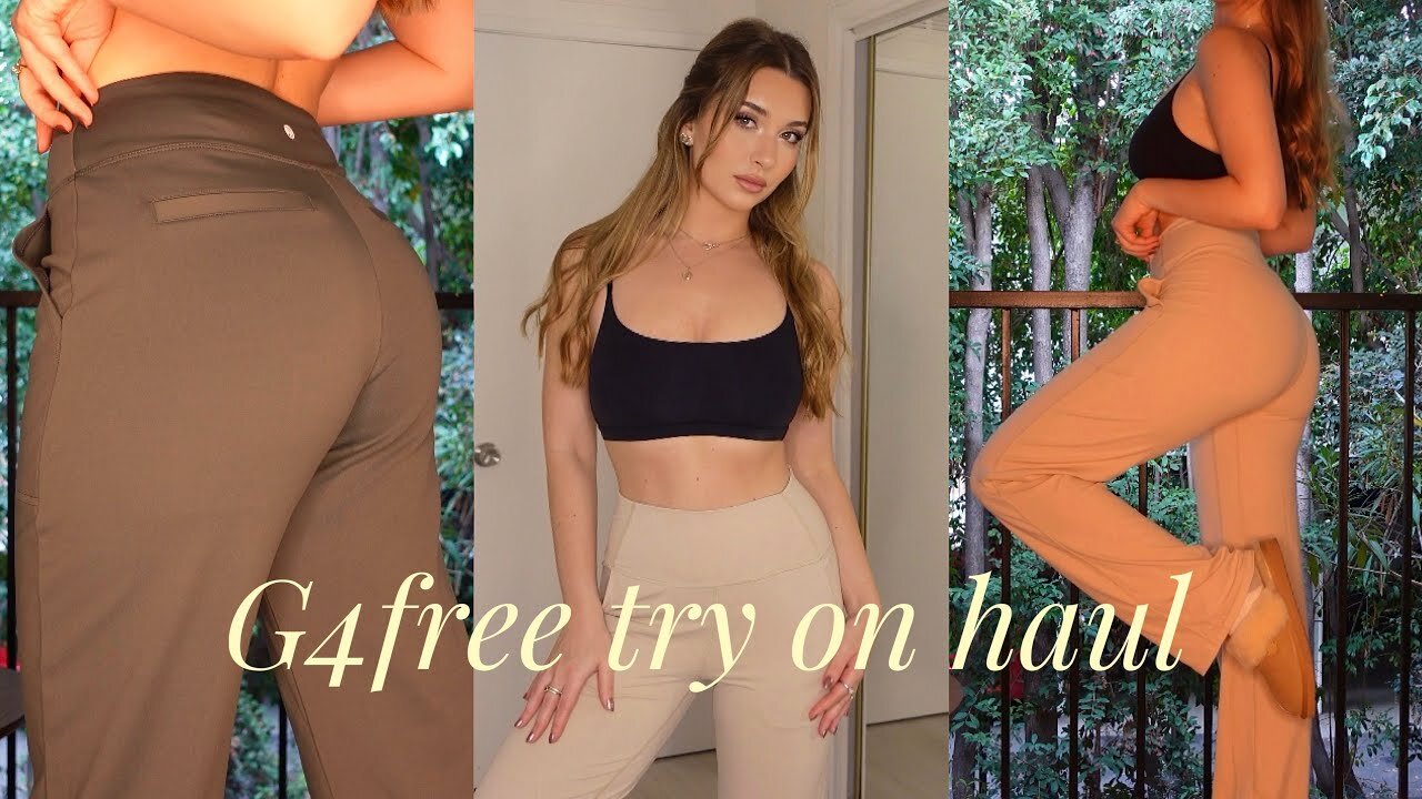 G4free pants and tops try on haul