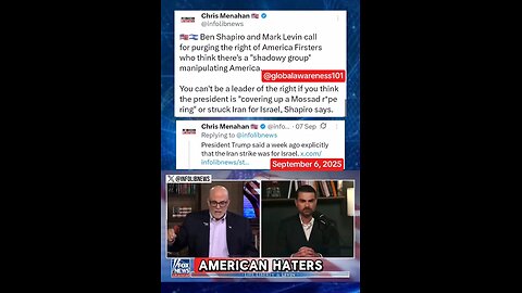 Israel Firster Ben Shapiro wants to purge American Firsters from MAGA