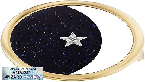 ANNA MACCIERI ROSSI Adjustable Crescent Moon RingOra Midnight mosaic crescent moon ring Review