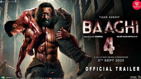 Baaghi 4 - Hindi Trailer | Tiger Shroff | Sanjay Dutt, Sonam Bajwa, Sajid Nadiadwala, New movie 2025