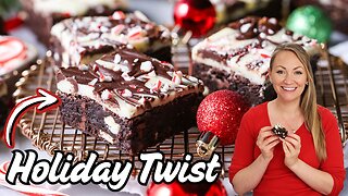 The Peppermint Bark Brownies You’ll Make Every Year