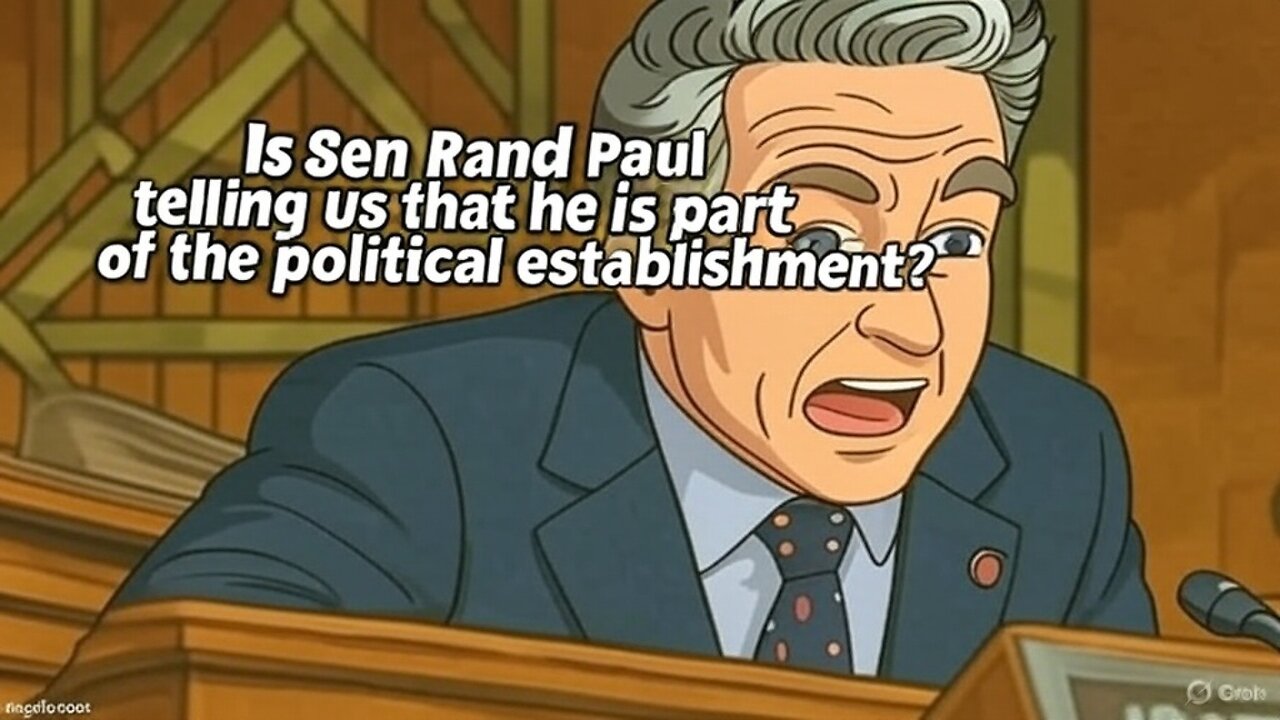 Is Sen Rand Paul telling us that he is part of the political establishment? - AC Daily Show Ep 588