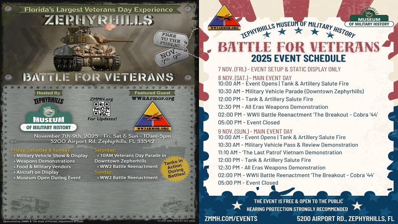 Zephyrhills battle for veterans event