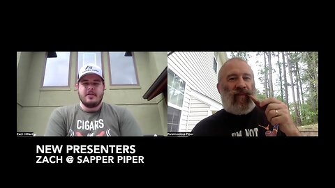 New Presenters—Zach @ sapper piper