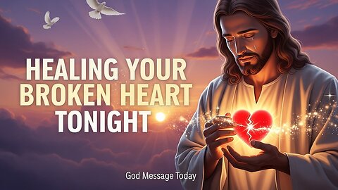 God Says: I’m Healing Your Broken Heart Tonight | God Message Today | God's Message Now