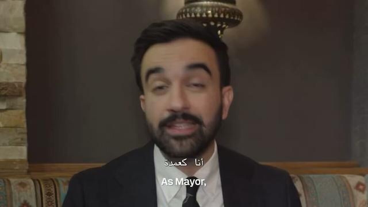 Zohran is now airing ads pledging to loot the spoils of America while speaking in Arabic
