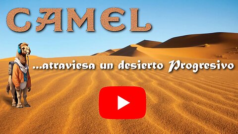 Camel atraviesa un desierto Progresivo