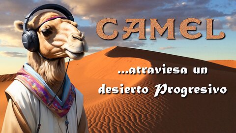 Camel atraviesa un desierto Progresivo