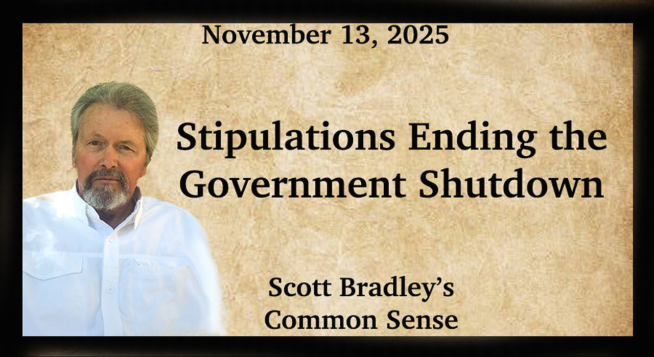 Stipulations Ending the Government Shutdown