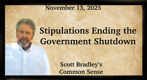 Stipulations Ending the Government Shutdown