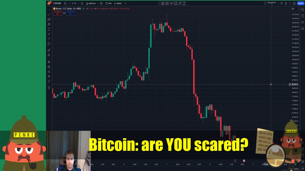 Bitcoin: are YOU scared? $BTC