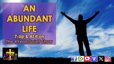 WORD OF THE DAY: JOHN 10:10 - AN ABUNDANT LIFE