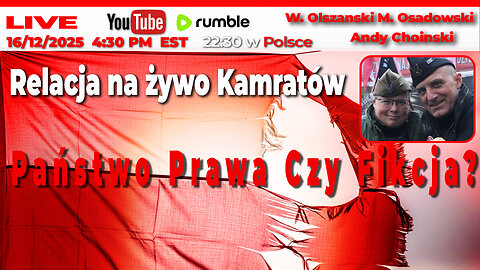 Live W. Olszanski M. Osadowski | Sąd kapturowy w XXI wieku? Szokujące kulisy polskich procesów