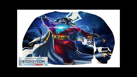 DC Comics Flying Captain Marvel Shazam Modern Blue Sweatshirt Review