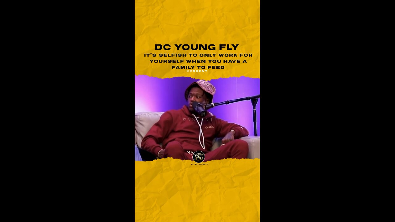 @dcyoungfly It’s selfish to only work for yourself when you have a family to feed