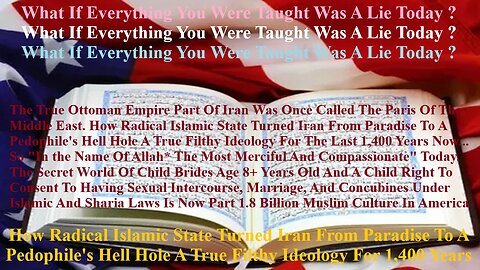 How Radical Islamic State Turned Iran From Paradise To A Pedophile Hell Hole A True Filthy Ideology