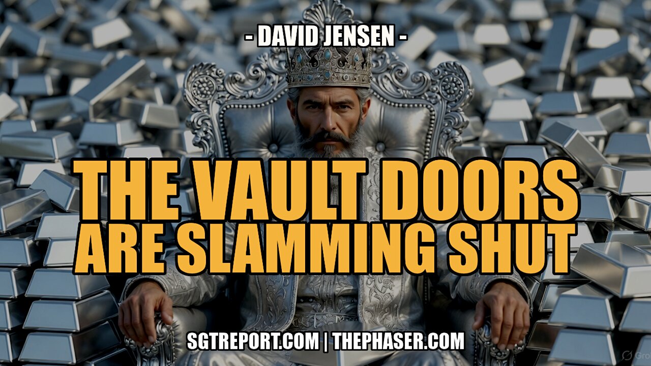 RED ALERT: THE VAULT DOORS ARE SLAMMING SHUT -- David Jensen