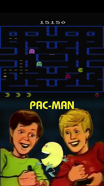 A bigger, better version of Pac-Man for the Atari 2600? #retrogaming #atari #pacman