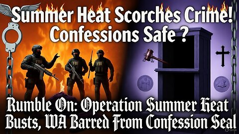 Rumble on: Operation Summer Heat Busts, WA Barred From Confession Seal - Ep. 269, 10/17/25.