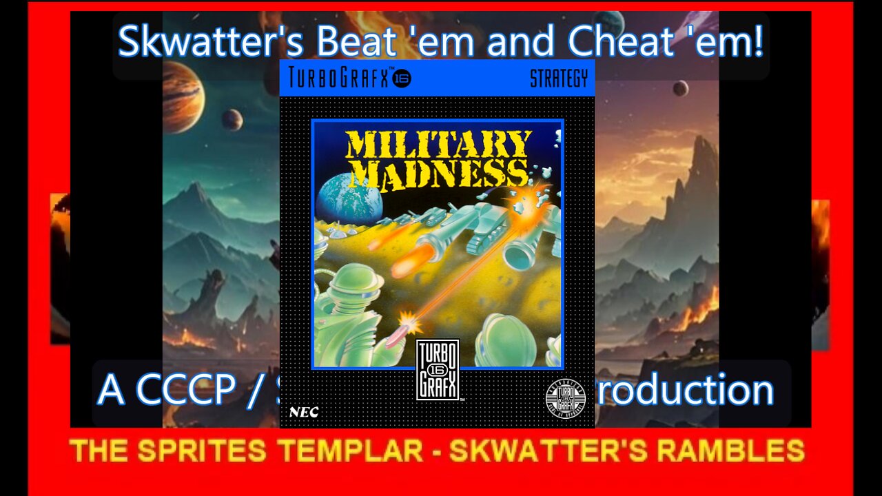 Military Madness - (TG-16) 1/2 - Ramble-play