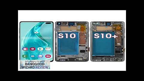 Screen with Frame for Samsung Galaxy S10 Plus S10 LCD Display Digital Review