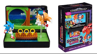 Console Heroes - Sega Mega Drive Sonic The Hedgehog 2 [Emerald Zone Diorama]