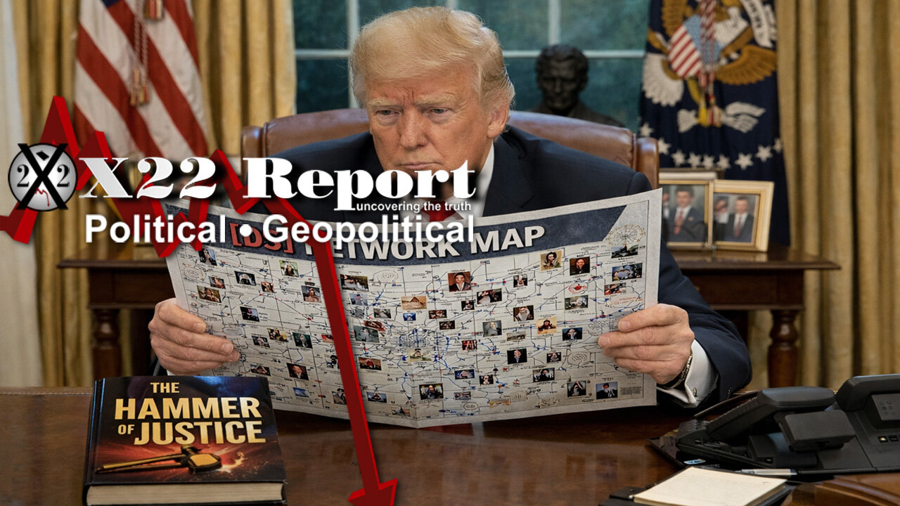 Ep 3887b - Did Trump Just Capture The Map Of The [DS] Network? Hammer Of Justice Is Coming