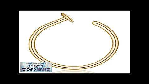 14k Gold Filled 20G Small Thin Nose Ring Hoop for Women 6mm Review