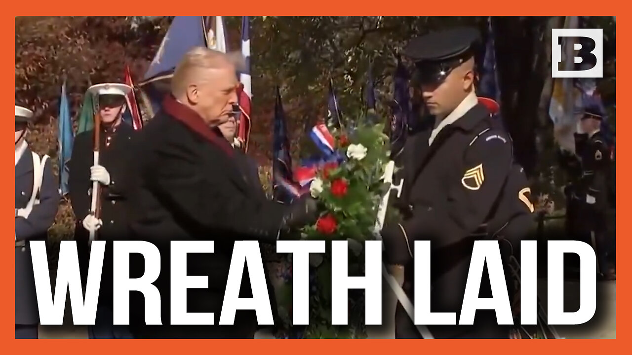 Trump Lays Wreath and Salutes at the Tomb of Unknown Soldier