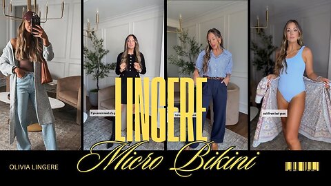 Olivia’s Amazon Lingerie Haul | Micro Bikinis & Sheer Sets Try-On Review 2025 Sheer Sets Haul 2025 