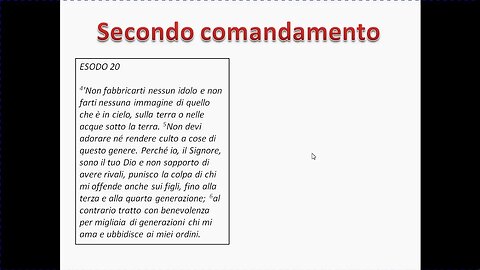 I 10 comandamenti della legge mosaica ebraica biblica confrontati con quelli attuali delle denominazioni cristiane DOCUMENTARIO hanno cambiato la legge mosaica togliendo il 2°comandamento che condannava l'IDOLATRIA