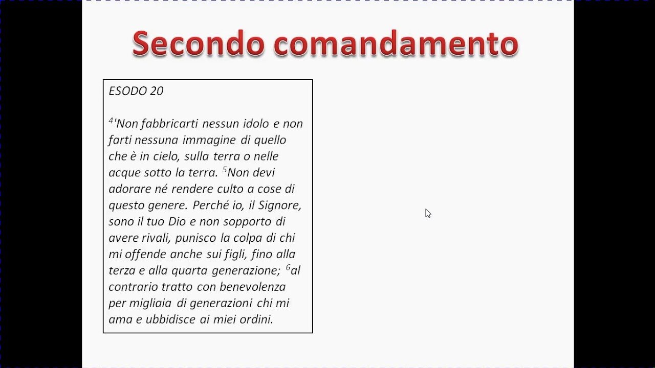 I 10 comandamenti della legge mosaica ebraica biblica confrontati con quelli attuali delle denominazioni cristiane DOCUMENTARIO hanno cambiato la legge mosaica togliendo il 2°comandamento che condannava l'IDOLATRIA