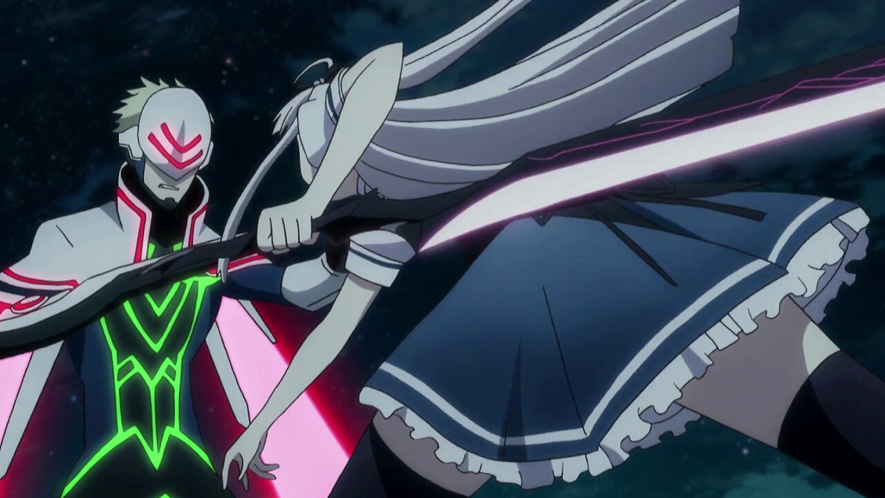 Absolute Duo - Kevin stabs Tooru