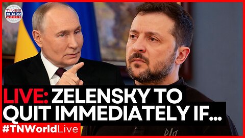 LIVE: Zelensky Announces He Is Ready To Resign If It Ends Conflict With Russia! World News Live