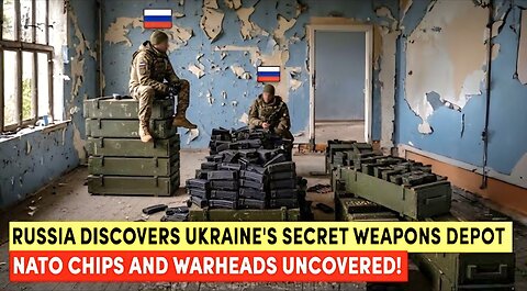 Russia Discovers Ukraine's Secret Weapons Depot — NATO Chips and Warheads Uncovered!