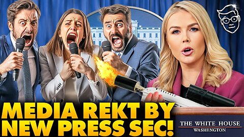 🚨 First Trump White House Press Briefing Leaves Reporters in Tears | New Press Sec. FLAMETHROWER