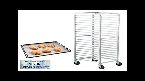 VEVOR Bun Pan Rack 20-Tier Commercial Bakery Racks with Brake Wheels Aluminum Review