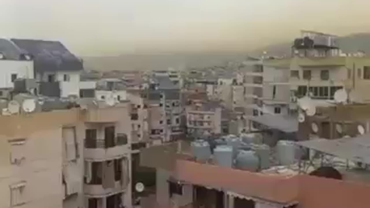 Massive wave of strikes on Lebanon.