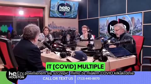 To szaleństwo! Zamiast twierdzić, że szczepionki nie działają, Peter Hotez mówi tej kobiecie, która wciąż zaraża się COVID-em, że to dlatego, że nie stosuje się do zaleceń dotyczących dawek przypominających.