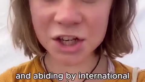 GRETA THUNBERG: "I have been abducted & taken against my will by Israeli forces."