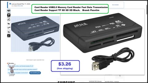 S15E26 - All-In-One Card Reader for Security cameras, Phones, Camcorders, Trailcams