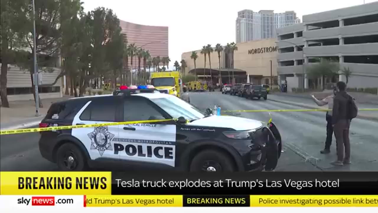 Police investigating possible link between Tesla truck explosion and New Orleans terror attack