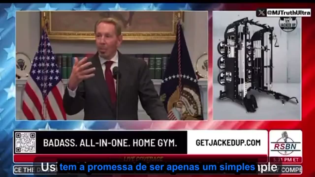 O companheiro bilionário de Musk, Larry Ellison, um acionista da X, promovendo vacinas falsas