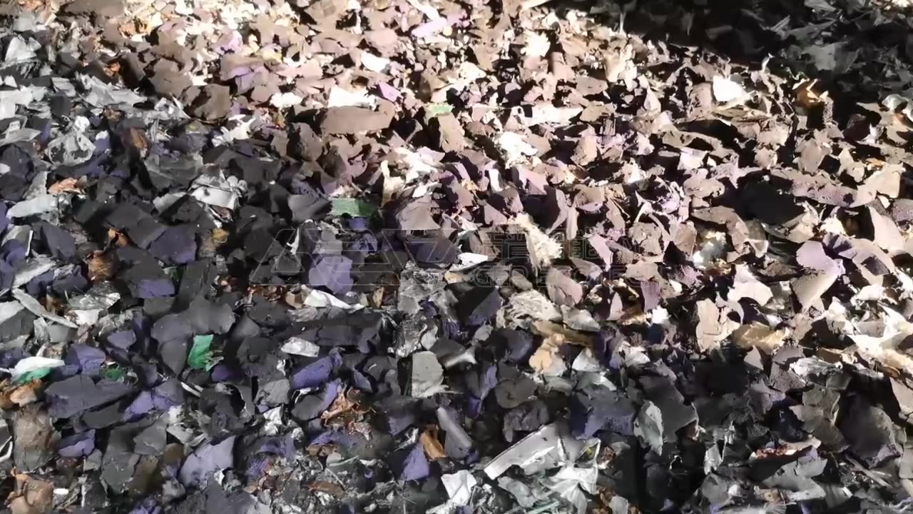 Double Rotor Fine Shredder for Yoga Mat: Precision Recycling for Fitness Materials